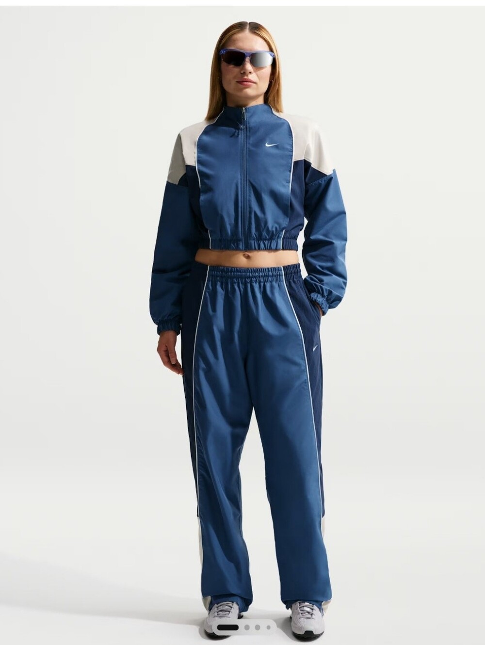 Nike Oversized Mid-Rise Track Pants Size M